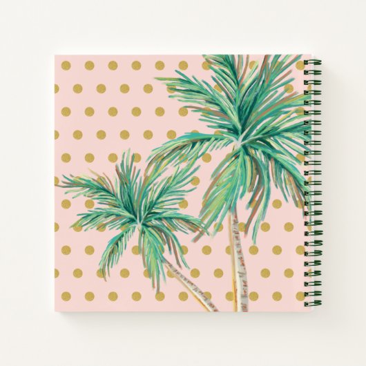 Live Liebe Laugh | Trendy Topical Island Ananas Notizblock (Rückseite)