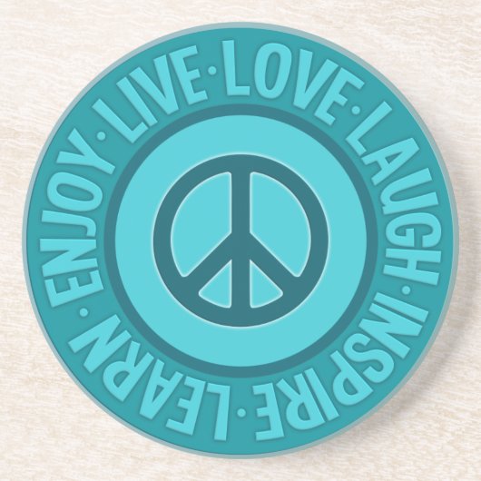 LIVE LIEBE LAUGH ... Untersetzer (Vorne)