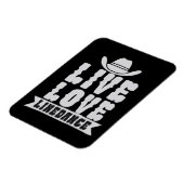 Live Liebe Linedance Magnet (Linke Seite)