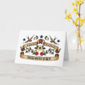 Live Liebe Midwifery Karte (Gelbe Blume)