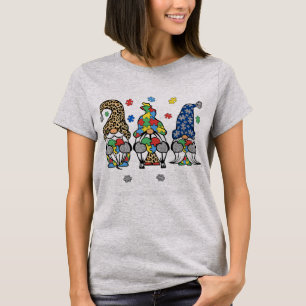 Live-Liebe Niedliches Gnome-Autismus-Bewusstsein T-Shirt