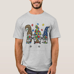 Live-Liebe Niedliches Gnome-Autismus-Bewusstsein T-Shirt