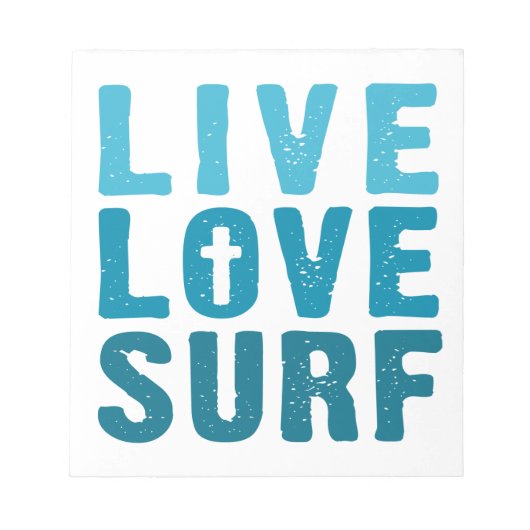 Live-Liebe Notizblock (Vorderseite)