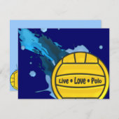 Live Liebe Polo - Veranstaltungseinladungen Einladung (Vorne/Hinten)