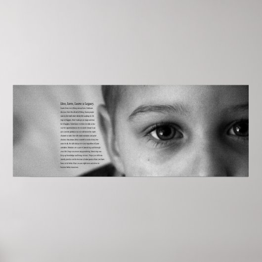 Live&Liebe Poster (Vorne)