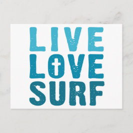 Live-Liebe Postkarte