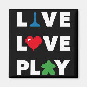 Live, Liebe, Schwarzes Magnet spielen (Vorne)