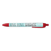 "LIVE LIEBE SPARKLE" KUGELSCHREIBER (Unterseite)