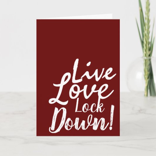 Live Liebe sperren! Grußkarte Einladung (Vorderseite)