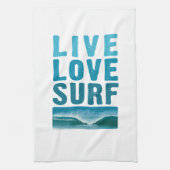 live_Liebe_surf Handtuch (Vertikal)