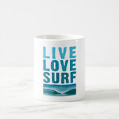 live_Liebe_surf Kaffeetasse (Mittel)