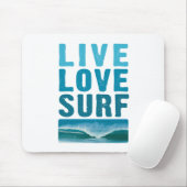 live_Liebe_surf Mousepad (Mit Mouse)