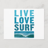 live_Liebe_surf Postkarte (Vorderseite)
