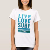 live_Liebe_surf T-Shirt (Vorderseite)