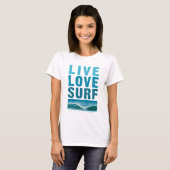 live_Liebe_surf T-Shirt (Vorne ganz)