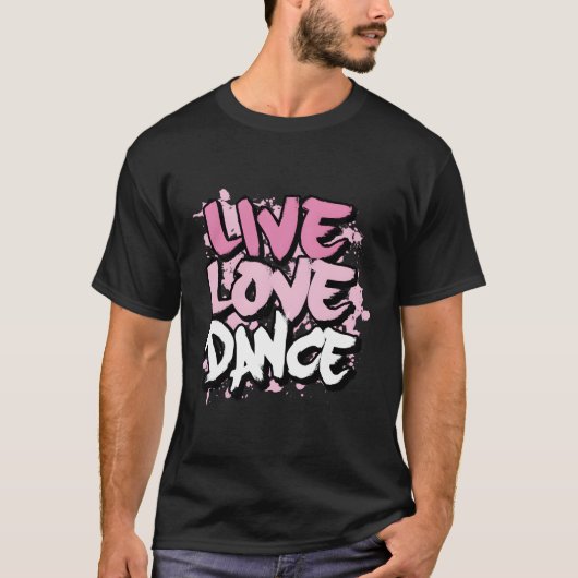 Live-Liebe T-Shirt (Vorderseite)