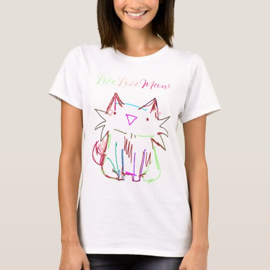 Live-Liebe T-Shirt (Vorderseite)