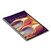 Live, Liebe, Tanz Personalizable Notizbuch Notizblock (Rechte Seite)