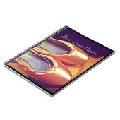 Live, Liebe, Tanz Personalizable Notizbuch Notizblock (Linke Seite)