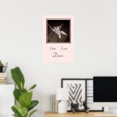 "Live, Liebe, Tanz, Poster" Poster (Heimbüro)