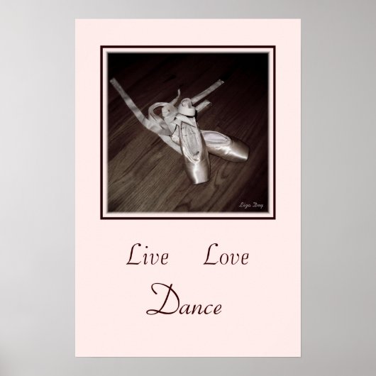 "Live, Liebe, Tanz, Poster" Poster (Vorne)