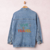 Live Liebe Travel T-Shirt Jeansjacke (Hangar)