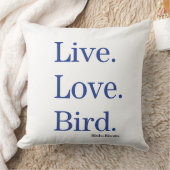 Live. Liebe. Vogel Kissen (Blanket)