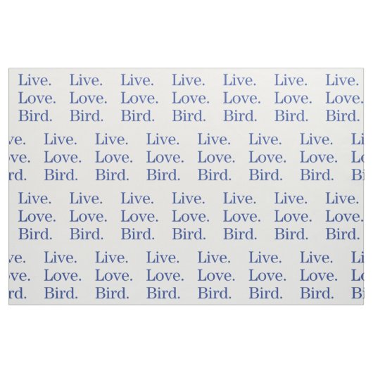 Live. Liebe. Vogel Stoff (Fat Quarter (45,7 x 55,9 cm))