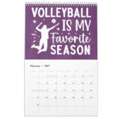 Live-Liebe Volleyball-Inspirationen Kalender (Feb 2027)