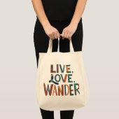 Live, Liebe, Wander - Abenteuer wartet Tasche Lebe (Vorderseite (Produkt))