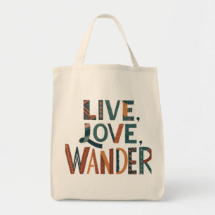 Live, Liebe, Wander - Abenteuer wartet Tasche Lebe
