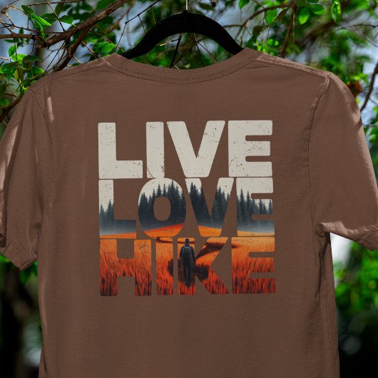 Live Liebe Wandern T - Shirt oder Wanderer