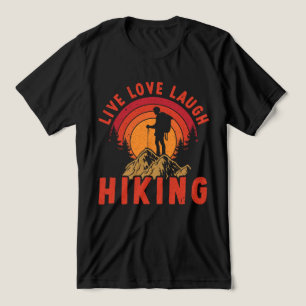 Live-Liebe Wandern Tri-Blend Shirt