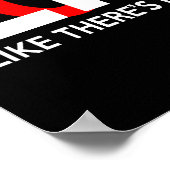 Live Liebe wie es morgen kein Poster (Ecke)