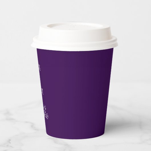 Live, Liebe, Zitat-Papiertasse Pappbecher (Links)