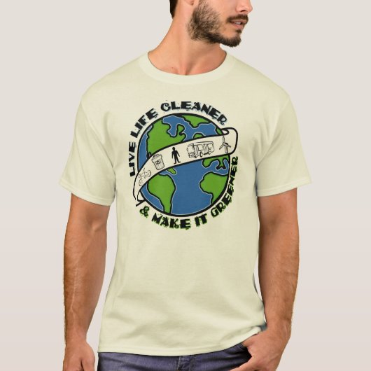 Live Life Cleaner T-Shirt (Vorderseite)