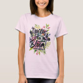 Live Life Full in Bloom T-Shirt (Vorderseite)