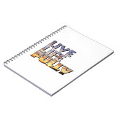 Live Life Fully Quote Notizblock (Linke Seite)