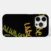 Live Life Große Word Art Case-Mate iPhone Hülle (Rückseite (Horizontal))