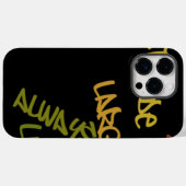 Live Life Große Word Art Case-Mate iPhone Hülle (Rückseite (Horizontal))