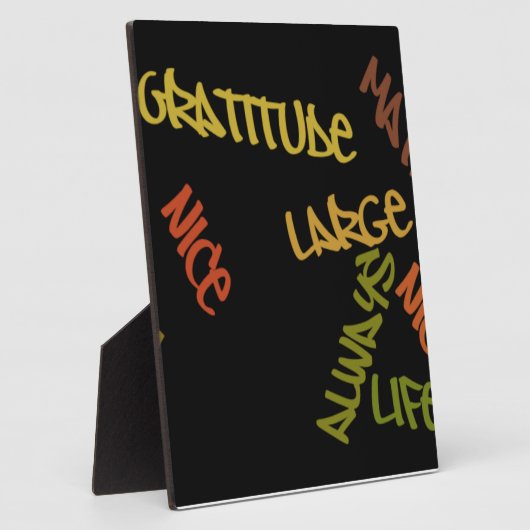 Live Life Große Word Art Fotoplatte (Seite)