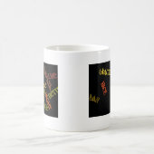 Live Life Große Word Art Kaffeetasse (Mittel)