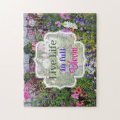 Live Life in Full Bloom Wildblume Jigsaw Puzzle (Vertikal)