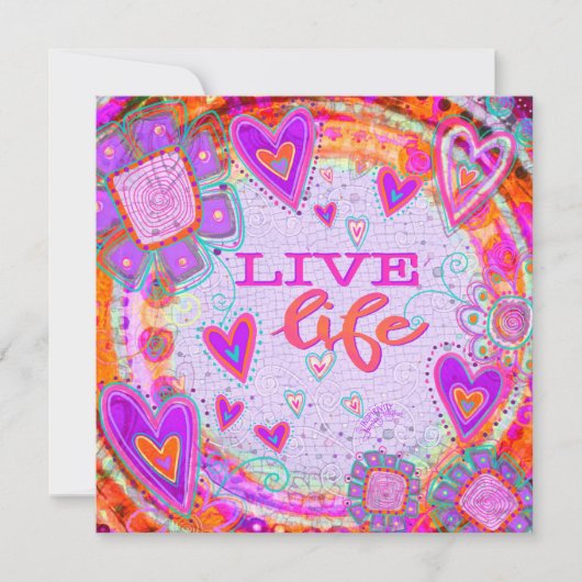 "Live Life"-Inspirivity (Vorderseite)