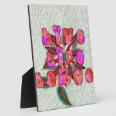 "Live Life Large" Art Print Fotoplatte (Seite)