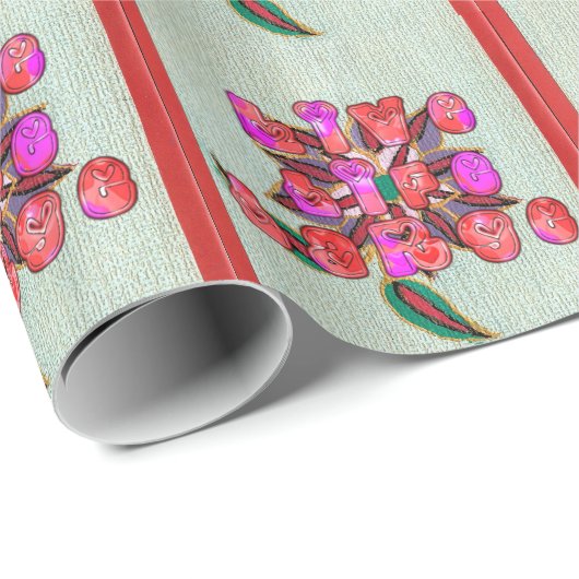 "Live Life Large" Art Print Geschenkpapier (Rolleneckpunkt)