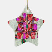 "Live Life Large" Art Print Keramikornament (Rechts)