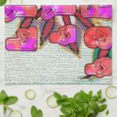 "Live Life Large" Art Print Küchentuch (Gefaltet)