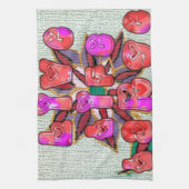 "Live Life Large" Art Print Küchentuch (Vertikal)