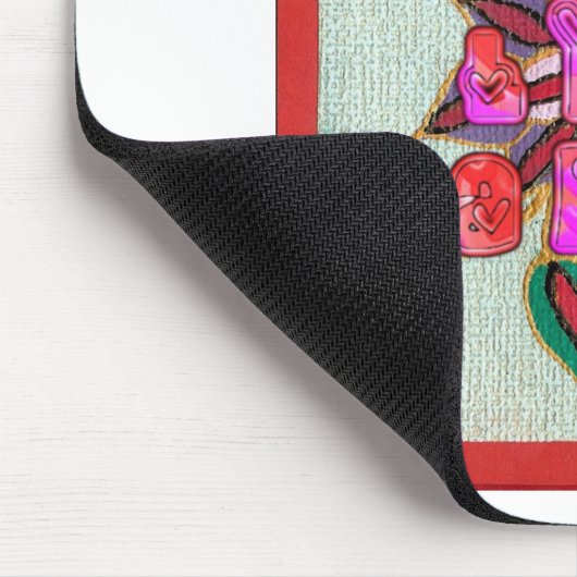 "Live Life Large" Art Print Mousepad (Ecke)